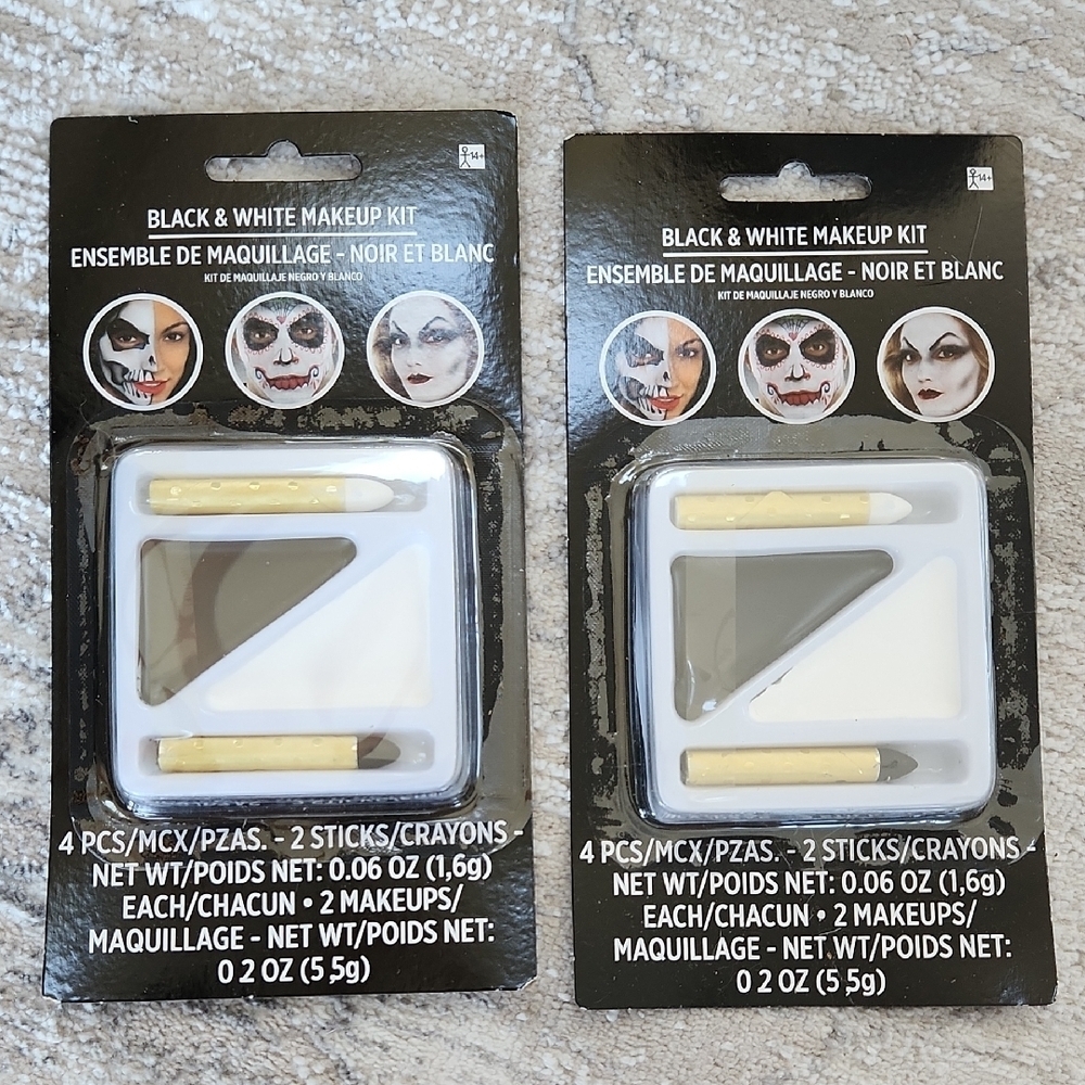Black & White Makeup Kit L, Set Of 2